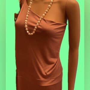 Boohoo Mauve Sleeveless Maxi Gown size 20